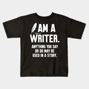 funny writer gift christmas 2023 Kids T-Shirt